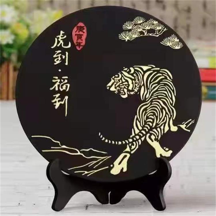 炭雕摆件礼品 活性炭乔迁礼品 虎年礼品摆件定制