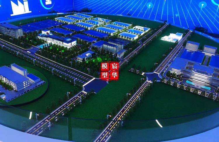 南京工业厂区沙盘模型-南京宸华模型公司制作