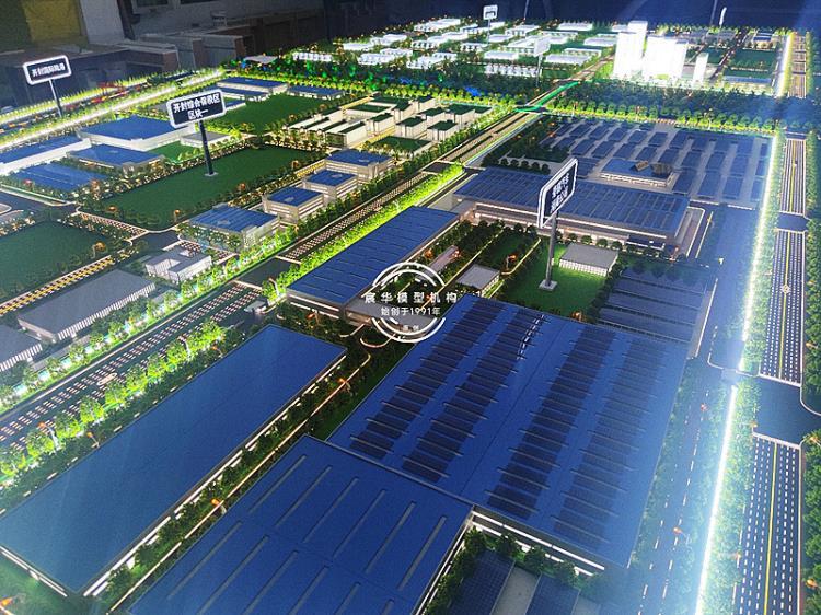 开封市保税区沙盘模型-南京宸华模型公司制作