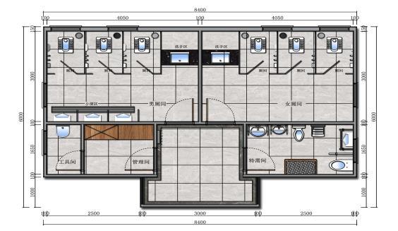 供应福建绿色环保公厕 移动 厕所
