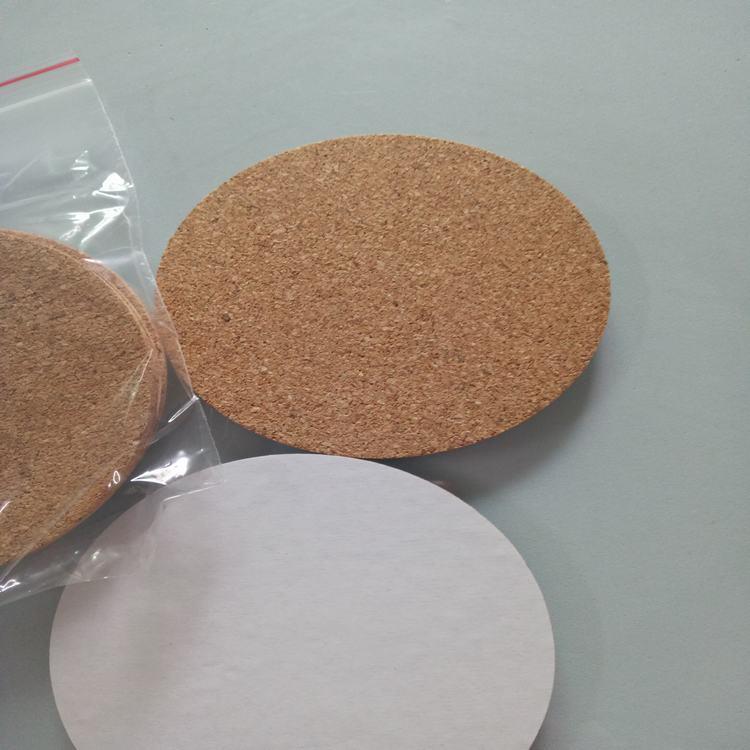 供应本色圆形橡胶软木垫耐油软木密封圈机械