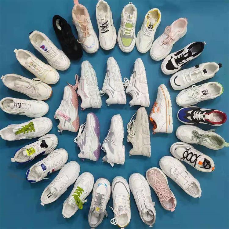外贸鞋跨境出口杂款库存男女鞋子市场品牌库存休闲运动鞋杂款