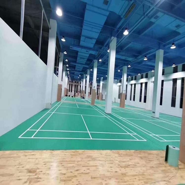羽毛球运动场地地胶 羽毛球场地地板要求