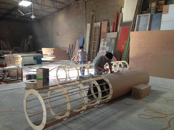 南京展览展会制作搭建公司 木结构制作工厂
