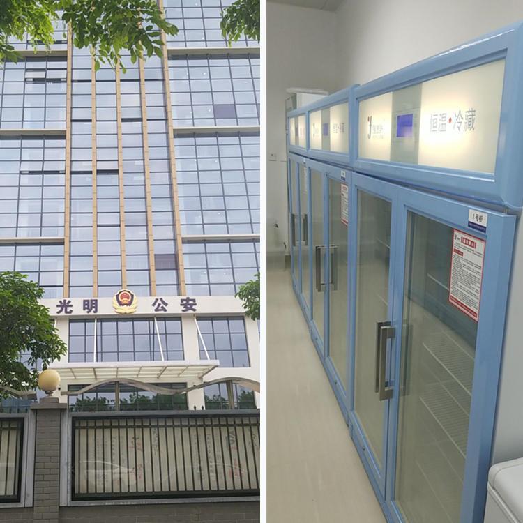 化验室双锁冷藏柜实验室风冷式冷藏柜